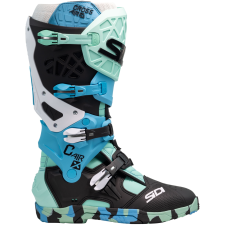 SIDI Crossair X motoros csizma türkizkék motoros csizma