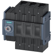 Siemens 3KD3230-2NE10-0 szakaszolókapcsoló 3P 125A, baloldali működtetés, kengyeles csatlakozó villanyszerelés