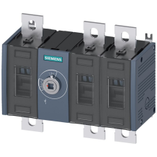 Siemens 3KD4230-0PE20-0 szakaszolókapcsoló 3P 400A, középső működtetés, lapos csatlakozó villanyszerelés