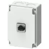 Siemens 3LD2786-2GP21 BE-KI kapcsoló, 3P, 100A, +1NO+1NC, tokozott, fekete