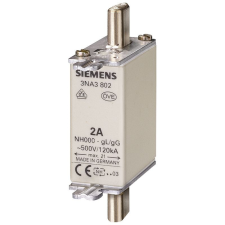 Siemens 3NA3817 késes biztosító, NH-000, 40A gG, 500VAC, 250VDC villanyszerelés
