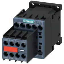 Siemens 3RH2262-1AP00 mágneskapcsoló, 8P 6A(AC15), 6NO+2NC, 230VAC, S00, csav. villanyszerelés