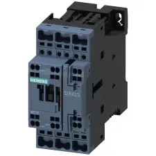 Siemens 3RT2024-2BB40 mágneskapcsoló, 5,5kW/12A, 24VDC, 1NO+1NC, S0, rugós villanyszerelés