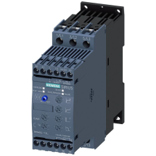 Siemens 3RW4026-1BB04 lágyindító, 11kW/25A, 24VAC/DC, S0, csav. villanyszerelés