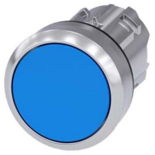Siemens 3SU1050-0AB50-0AA0 nyomógombfej, kék, fém Sirius villanyszerelés