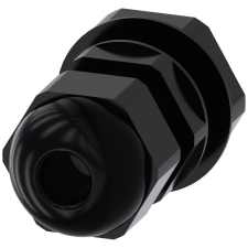 Siemens 3SU1900-0HH10-0AA0 tömszelence, M25, fekete, műanyag villanyszerelés