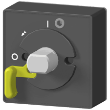 Siemens 3VT9100-3HG20 ajtókuplung, fekete, IP66, 3VT1-hez villanyszerelés