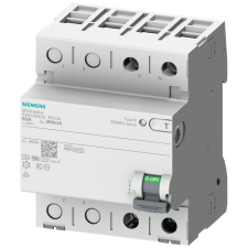 Siemens 5SV3321-4 FI-relé 16A 2P 30mA, B típus, K (super resistant) villanyszerelés