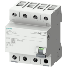 Siemens 5SV3346-4 FI-relé 63A 4P 30mA, B típus, K (super resistant) villanyszerelés
