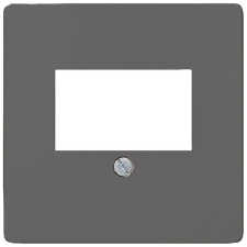 Siemens 5TG1226-2 TAE és hangszóró fedlap, antracit (RAL7016), DELTA i-system villanyszerelés