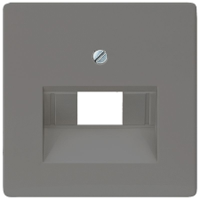 Siemens 5TG1227 1/2xRJ11/45 fedlap, Rutenbeck-hez, antracit (RAL7016), DELTA i-system villanyszerelés