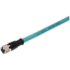 Siemens 6XV1830-3DH15 PROFIBUS M12 szerelt csatlakozókábel, 1.5m