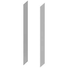 Siemens 8PQ2520-4BA02 szekrény oldallap 2000x400mm, IP55, SIVACON S4, 2db/csomag villanyszerelés