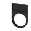 Siemens Felirati tábla tartó RSU1-hez d22 üres üres fekete téglalap 29.8mm x 44.8mm x SIRIUS ACT SIEMENS - 3SU1900-0AG10-0AA0