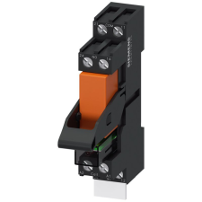 Siemens LZS:RT4A4R24 relé+foglalat, LED-modul védődiódával, címkével, 2CO/16A, 24VAC, csavaros villanyszerelés