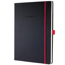 SIGEL CO661 "Conceptum Red Edition" jegyzetfüzet A4, vonalas, fekete-piros (SICO661) füzet