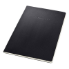SIGEL Füzet, exkluzív, A4, vonalas, 60 lap, keményfedeles, SIGEL "Conceptum", fekete