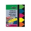 SIGEL Jelölõcímke, mûanyag, 5x40 lap, 12x45 mm, SIGEL Nyilak, vegyes szín