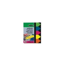 SIGEL Jelölõcímke, mûanyag, 5x40 lap, 12x45 mm, SIGEL Nyilak, vegyes szín információs címke