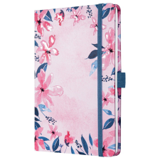 SIGEL Siegel Jolie 87 lapos A5 vonalas jegyzetfüzet - Loose Florals Olive (JN337) füzet