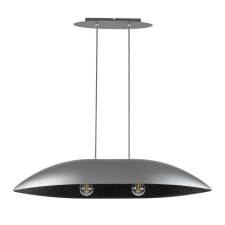 Sigma Gondola ezüst-fekete függesztett lámpa (SIG-40643) E27 2 izzós IP20 világítás
