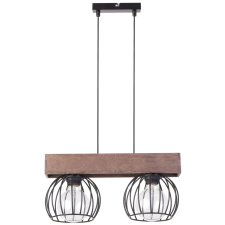 Sigma Lighting loft függeszték milan barna fekete sig31572 világítás