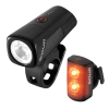 SIGMA (Vélo) SIGMA BUSTER 400 USB-ről tölthető első és hátsó lámpaszett (400 lumen, BUSTER RL80, első: 9h, hátsó: 8h üzemidő, fekete, jóváhagyott, fényerőhöz igazodó világítás) SIGMA (Vélo) Bicikli alkatrészek Kerékpáros kiegészítők Kerékpár világítások és visszaverők
