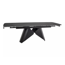 Signal Armando Kihúzható Kerámia Étkezőasztal Matt Fekete bútor