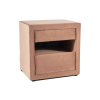 Signal ET-003 Velvet Bársony Éjjeliszekrény Antik Rózsaszín