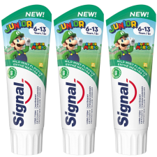 Signal Junior Super Mario enyhe mentás Fogkrém 3x75ml fogkrém