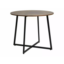 Signal Luna Kerek Étkezőasztal Laminált Rusztikus Barna Fém Vázzal bútor