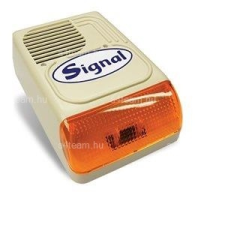 Signal PS-128A kültéri hang-fényjelző, 12V biztonságtechnikai eszköz