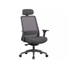Signal Q-718H Ergonomikus Hálós Forgószék Szürke Fejtámlával forgószék