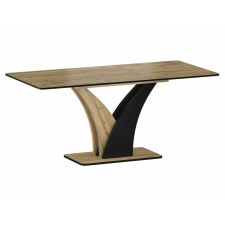 Signal Vento Artisan Kinyitható Étkezőasztal Laminált Tölgy-Fekete Modern bútor