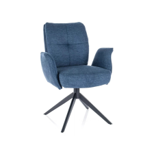 Signal Wing Brego Forgó Szék Tengerészkék Szövet Fekete Vázzal forgószék