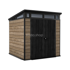  Signature PENT 7X7 műanyag kerti ház kőrisfa kerti tárolás