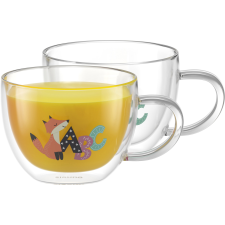 Siguro duplafalú ABC üvegpohár, 280 ml, 2 db konyhai eszköz