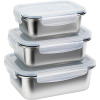 Siguro ételtartó edénykészlet Steel Seal, 0,8 l + 1,2 l + 1,78 l, 3 darab