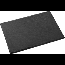 Siguro Slate Pala lap 30x20 cm, fekete (SGR-BD-S330B) tányér és evőeszköz