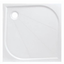  Siko LIMNEW öntött márvány 90x90x3cm szögletes fehér zuhanytálca kád, zuhanykabin