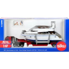  SIKU MAN kamion motoros yacht-tal 1:87 - 1849 autópálya és játékautó
