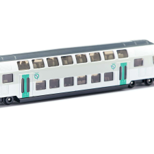 Siku RATP emeletes vonat fém modell (1:87) makett