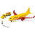 Siku Super DHL teherszállító repülőgép tartozékokkal