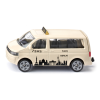 Siku VW T5 taxi van Autóbusz modell Előre összeszerelt
