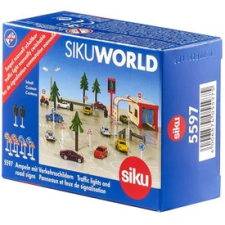  SIKU World jelzőtábla készlet - 5597 autópálya és játékautó