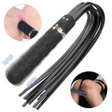 Silay vibrátor és ostor 9 vibrációs móddal fekete vibrátorok