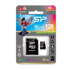 Silicon Power 128GB Elite microSDXC UHS-I CL10 memóriakártya + Adapter memóriakártya