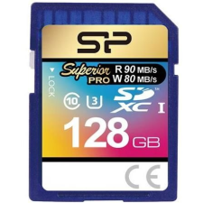 Silicon Power 128GB Superior Pro SDXC Class 10 UHS-1 (U3) (SP128GBSDXCU3V10) memóriakártya