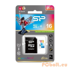 Silicon Power 16GB microSDHC Elite UHS-1 adapterrel memóriakártya