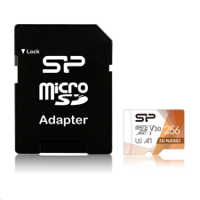 Silicon Power 256GB microSDXC memória kártya Silicon Power Superior Pro + adapter (SP256GBSTXDU3V20AB) memóriakártya